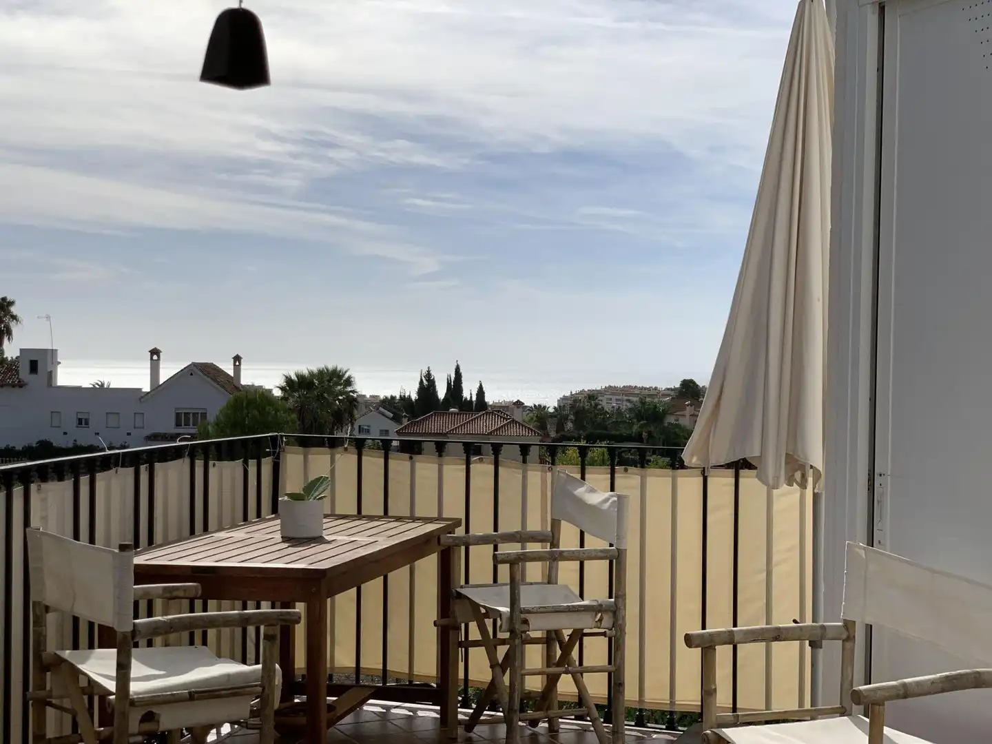 Terraza de Apartamento en venta en Marbella con Aire acondicionado, Calefacción y Jardín privado