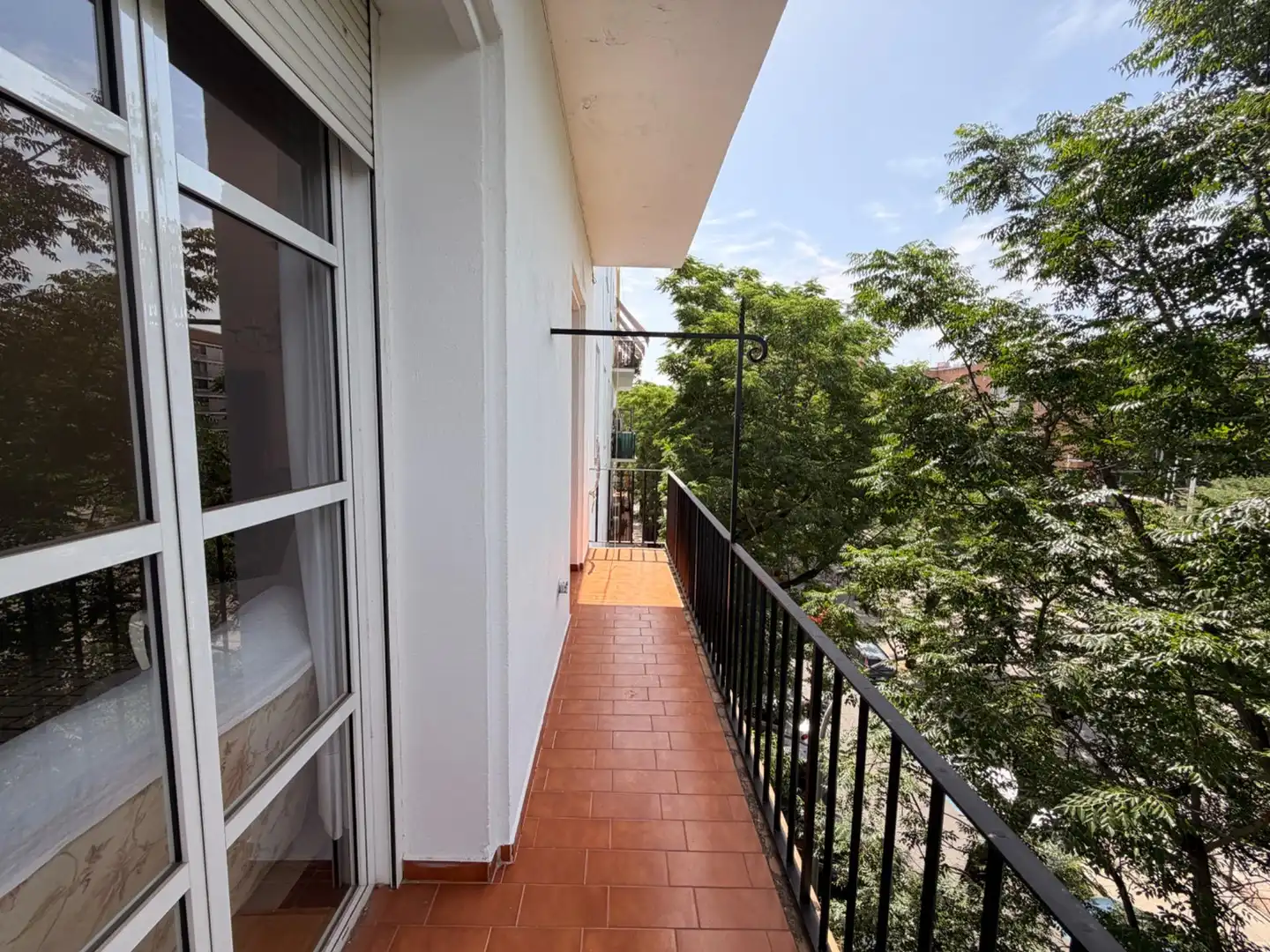 Terraza de Piso de alquiler en Sevilla con Aire acondicionado, Calefacción y Amueblado