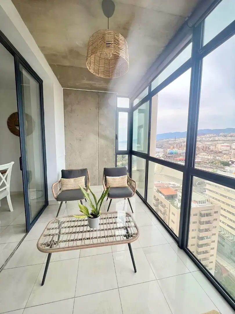 Balcony of Flat for sale in Santa Cruz de Tenerife  with Parquet flooring, Terrace and Furnished