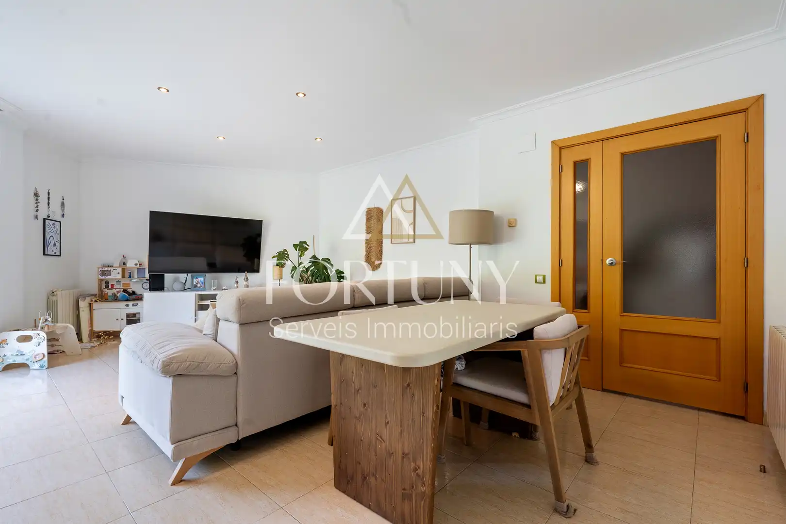 Living room of Flat for sale in El Catllar   with Air Conditioner, Storage room and Swimming Pool