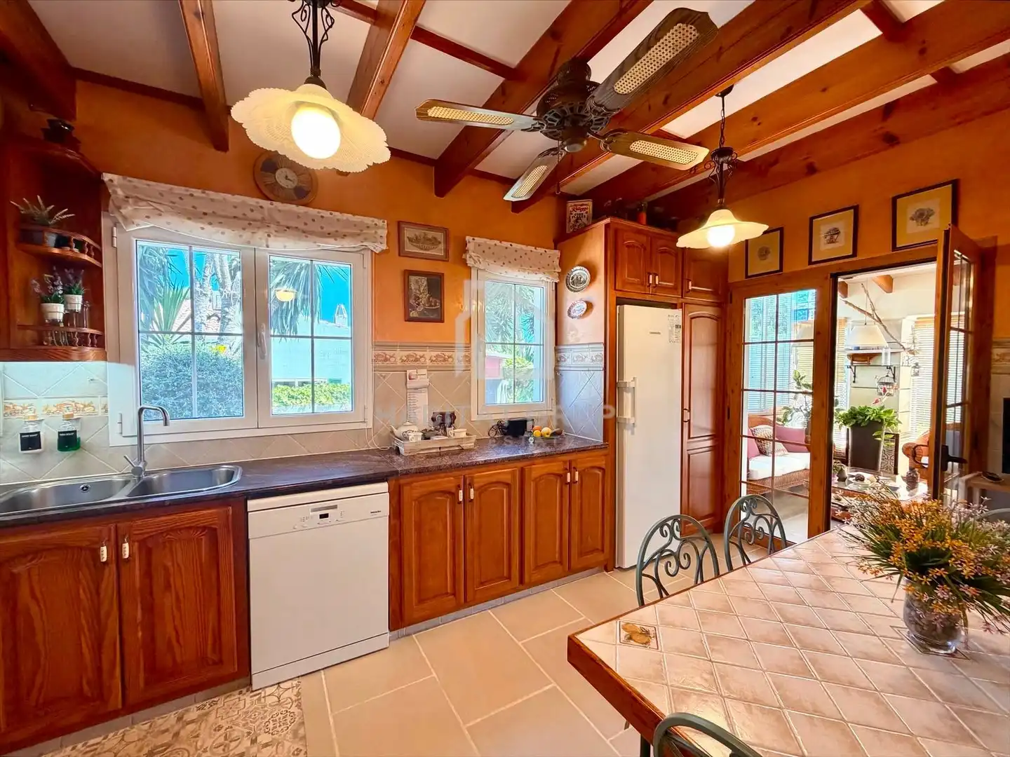 Kitchen of Houses for sale in Sant Lluís  with Air Conditioner, Heating and Private garden
