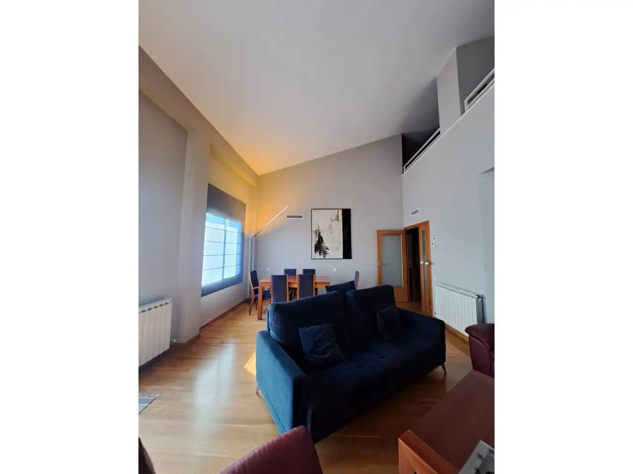 Sala d'estar de Dúplex de lloguer en Sant Quirze del Vallès amb Aire condicionat, Calefacció i Parquet