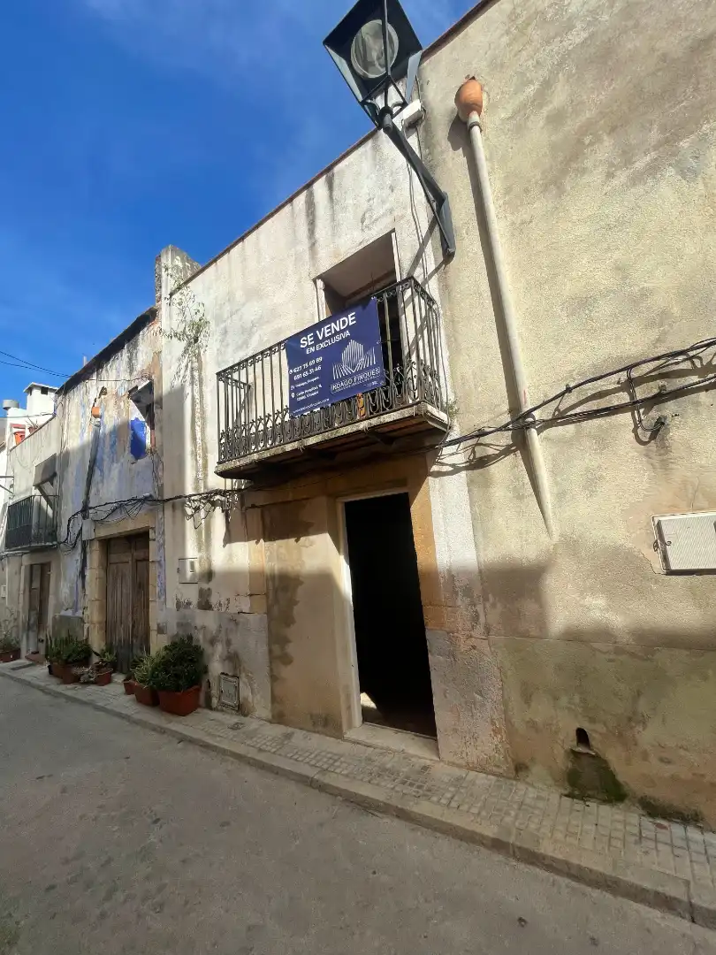 Vista exterior de Casa adosada en venta en Càlig con Terraza, Trastero y Balcón