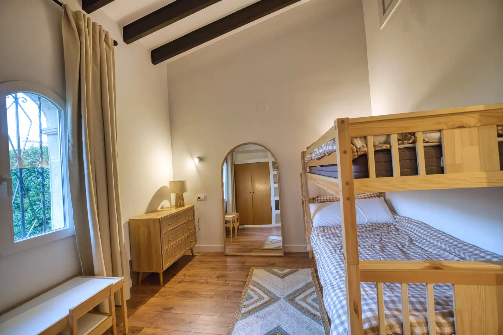 Bedroom of Houses for rent in Jávea / Xàbia  with Air Conditioner, Private garden and Parquet flooring