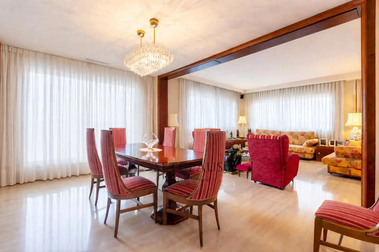 Esszimmer von Dachboden zum Verkauf in Badalona mit Heizung, Terrasse und Alarm