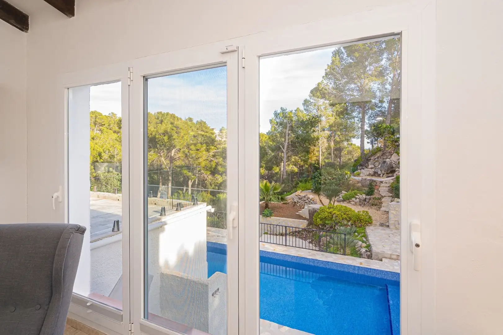 Swimming pool of Houses for rent in Altea  with Air Conditioner, Heating and Private garden