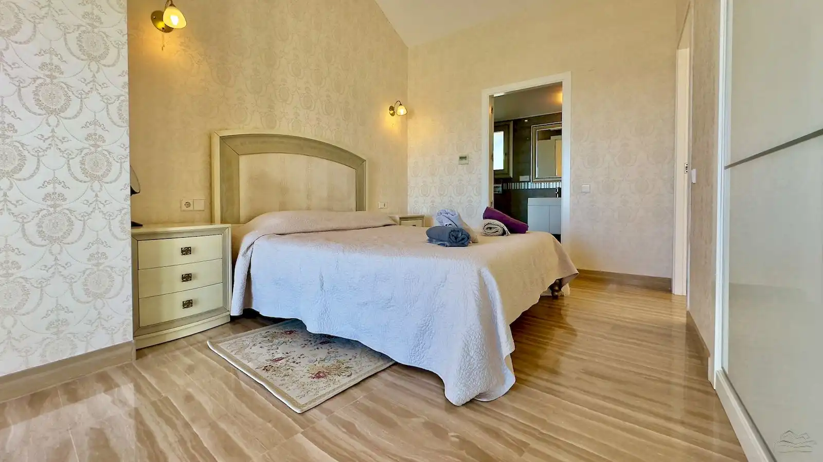 Dormitori de Apartament en venda en Jávea / Xàbia amb Aire condicionat, Calefacció i Jardí privat