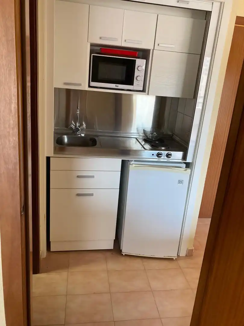 Cocina de Apartamento en venta en Calpe / Calp con Calefacción, Jardín privado y Terraza