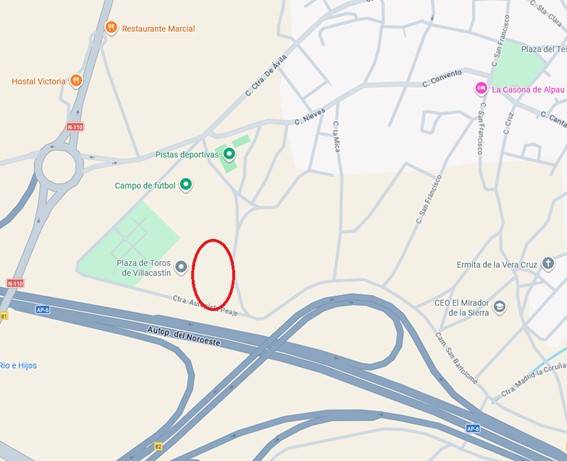 Terreno residencial en Venta en Carretera Autopista Peaje en Villacastín