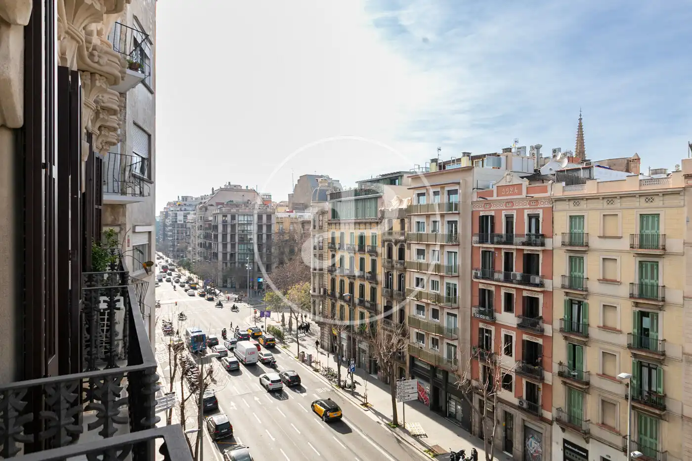 Exterior view of Flat for sale in Barcelona  with Air Conditioner, Heating and Balcony