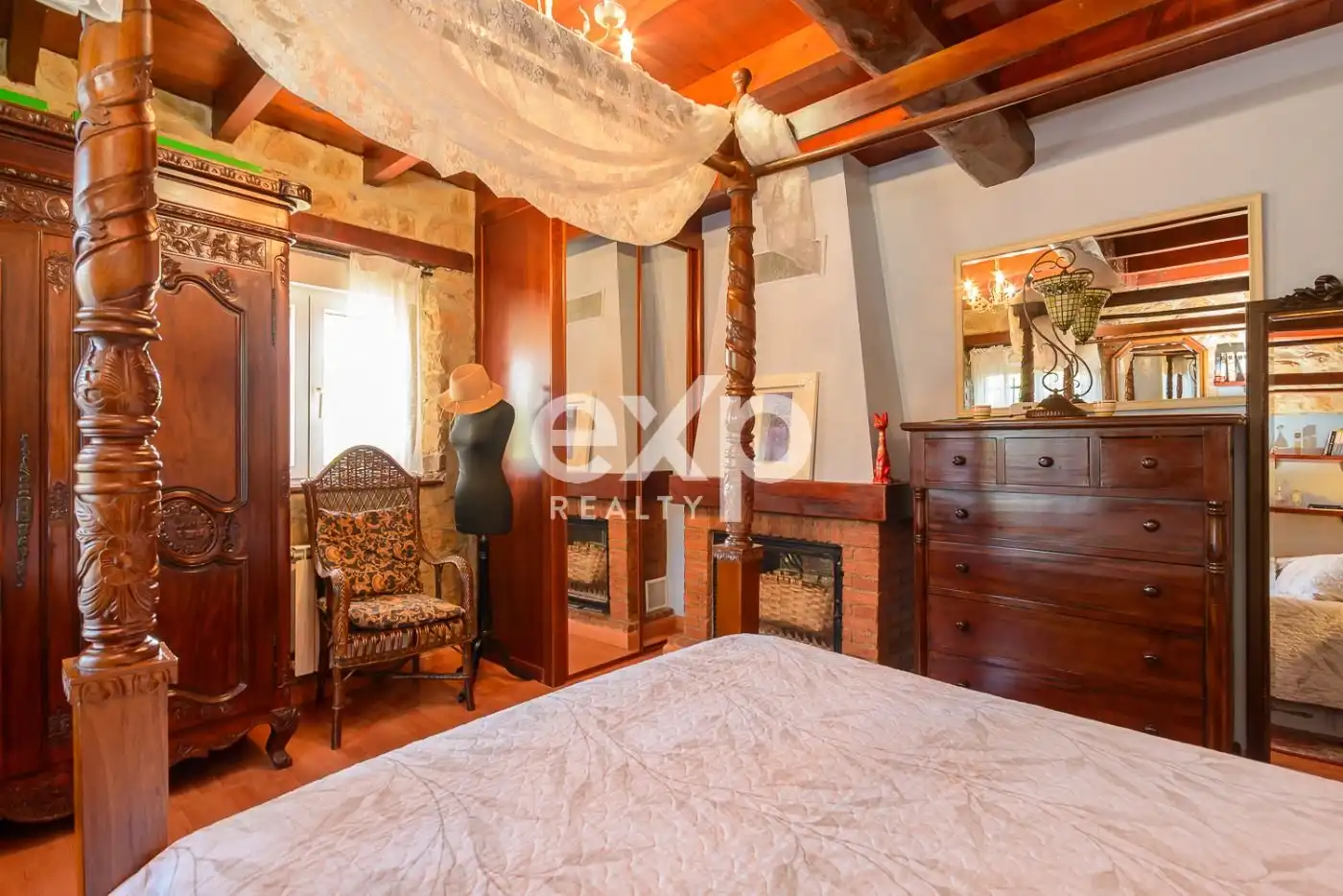 Bedroom of Houses for sale in Langreo  with Heating, Private garden and Swimming Pool