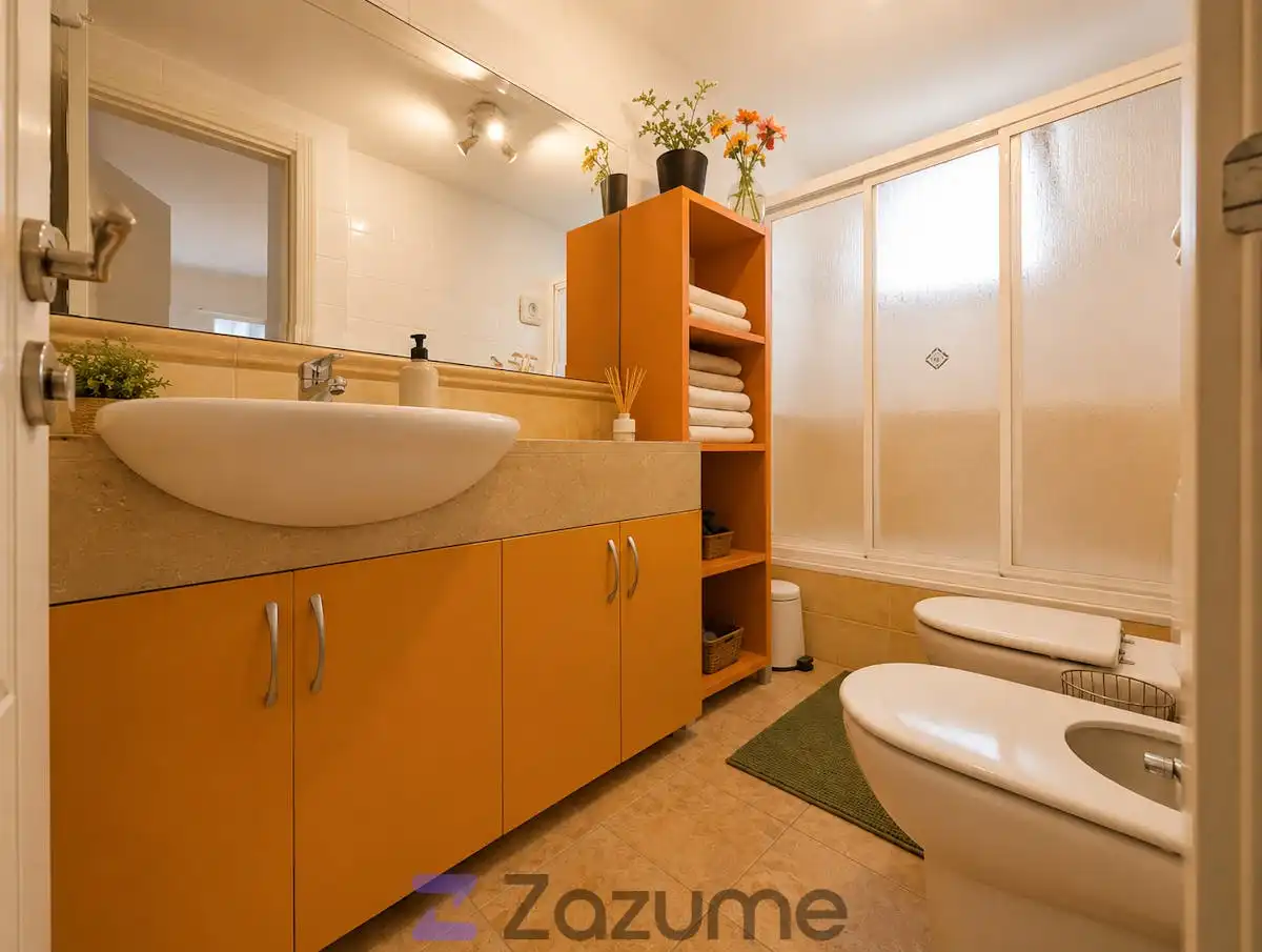 Bathroom of Flat for rent in Puerto de la Cruz  with Air Conditioner, Private garden and Terrace