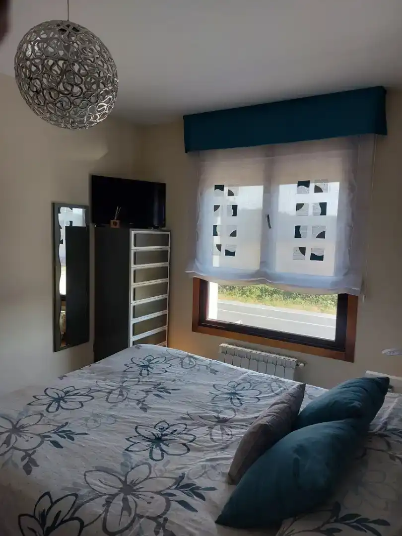 Bedroom of Flat for rent in Outeiro de Rei  with Parquet flooring and Furnished