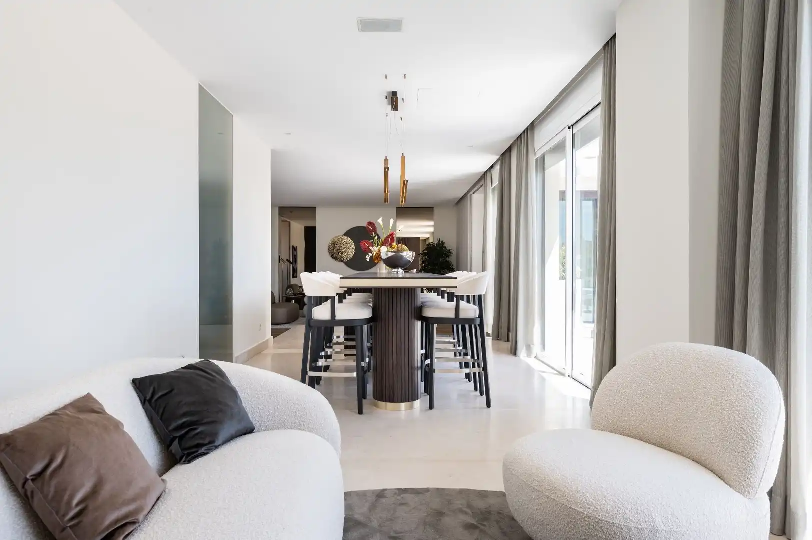Dining room of Attic for rent in Madrid  with Air Conditioner, Heating and Terrace