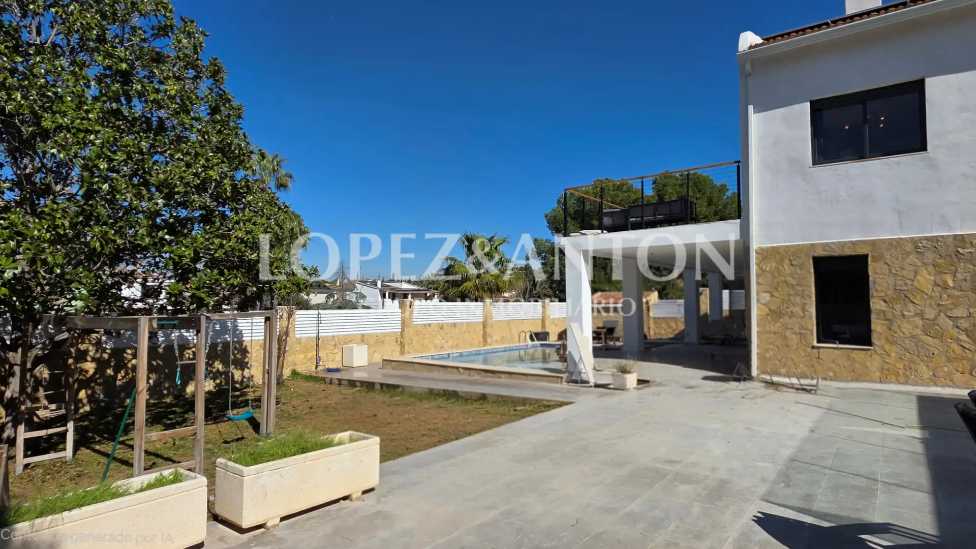 Exterior view of Houses for sale in L'Eliana  with Air Conditioner, Private garden and Parquet flooring