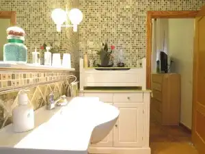 Bany de Casa o xalet en venda en Dos Hermanas amb Aire condicionat, Jardí privat i Terrassa