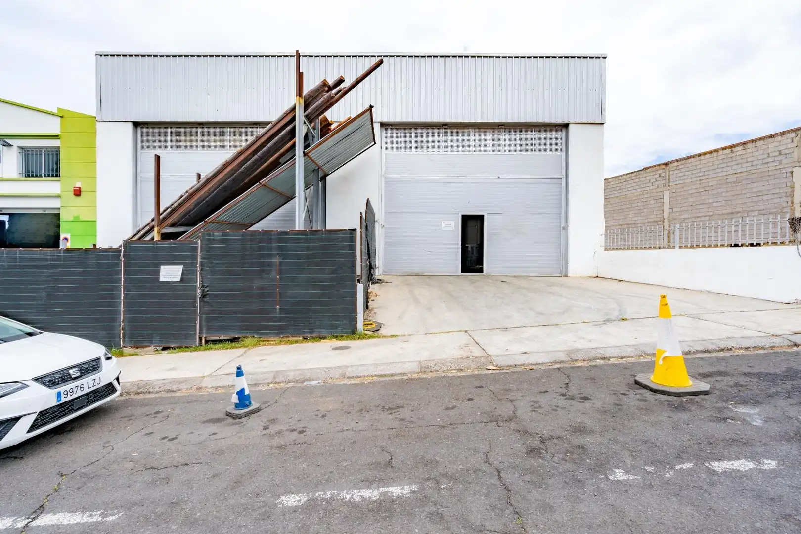 Vista exterior de Nave industrial en venta en La Orotava