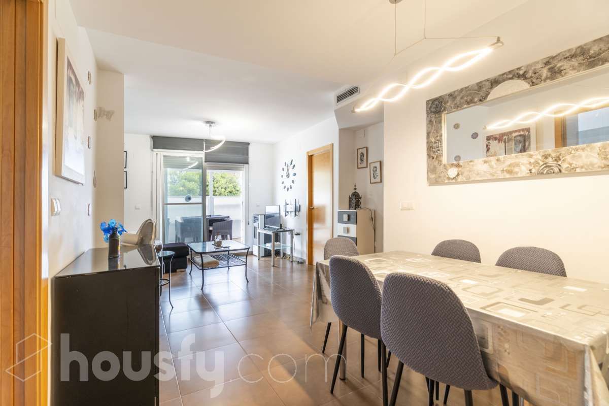 Dining room of Duplex to rent in Moncofa  with Air Conditioner, Heating and Private garden