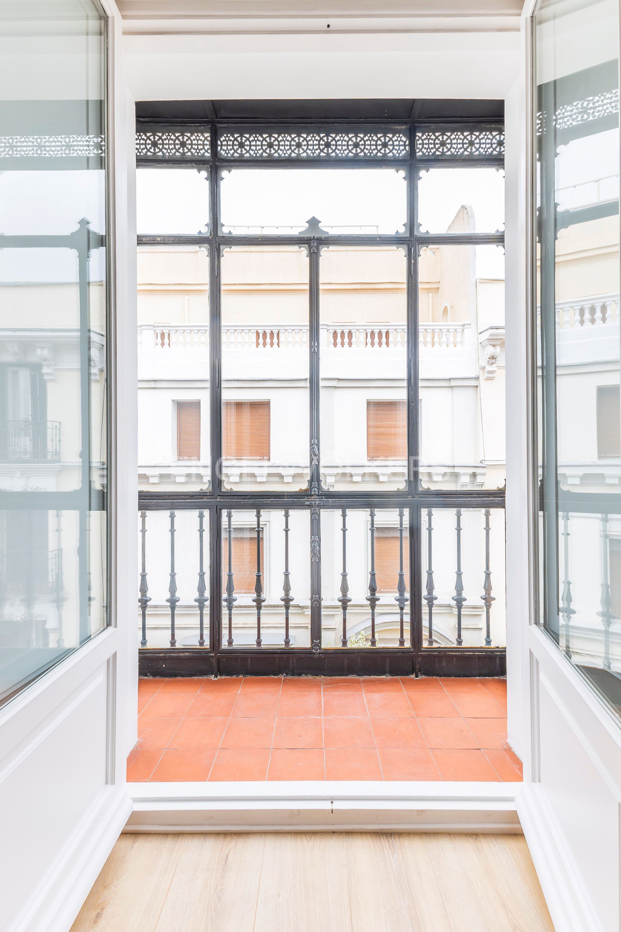 Balcony of Apartment for sale in  Madrid Capital  with Air Conditioner, Heating and Balcony