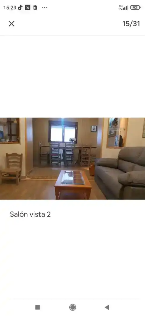 Sala d'estar de Casa adosada en venda en Medinaceli amb Jardí privat, Moblat i Forn