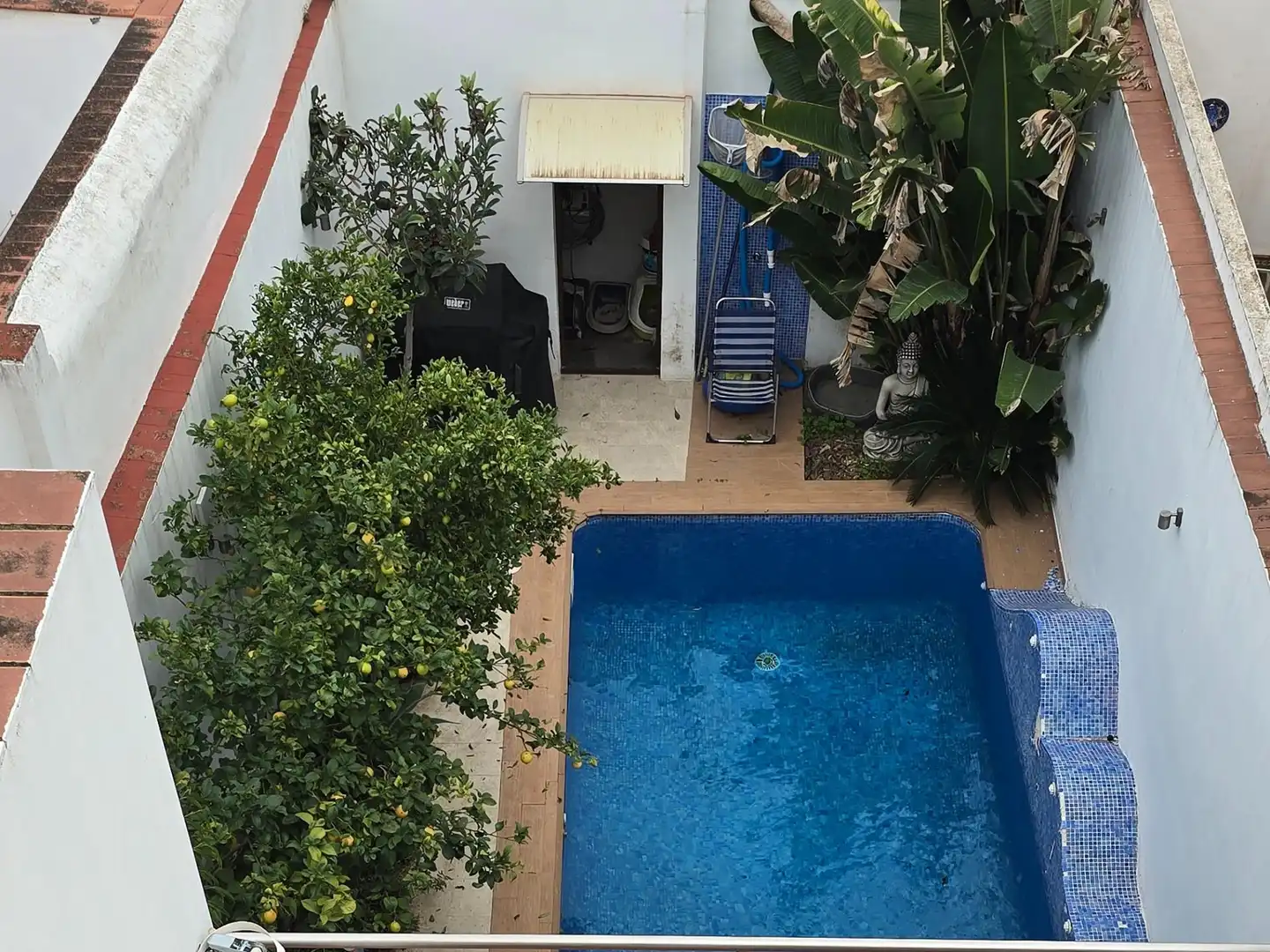 Piscina de Casa o xalet en venda en Dos Hermanas amb Aire condicionat, Jardí privat i Terrassa