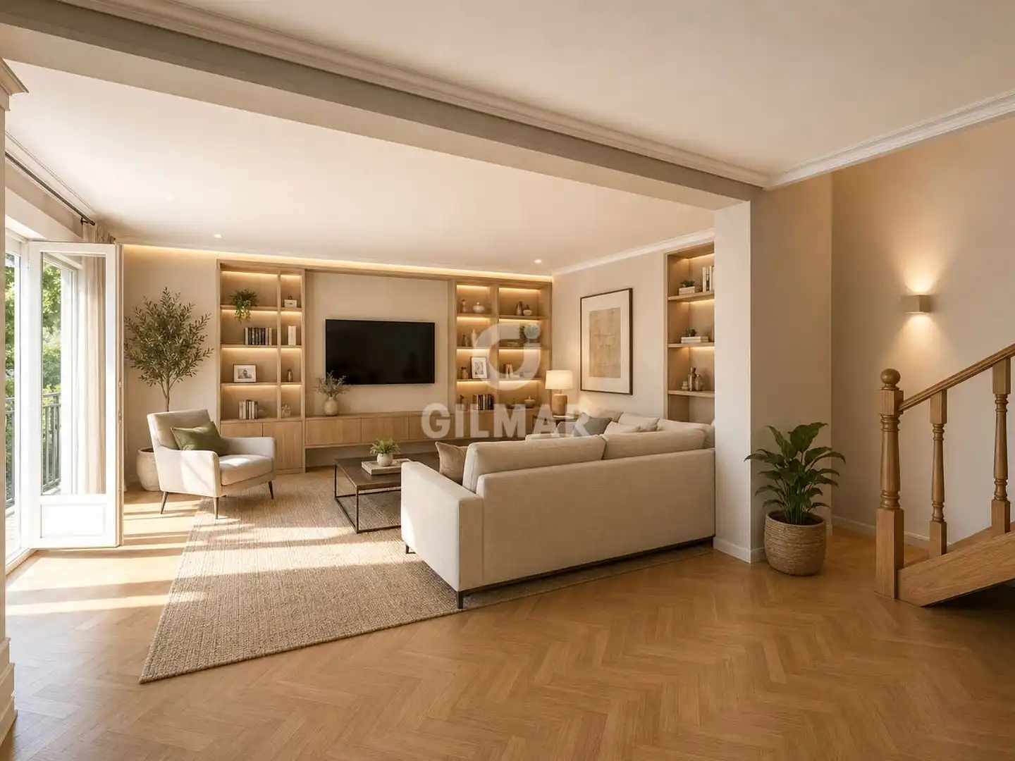 Living room of Detached homes for sale in Madrid  with Heating