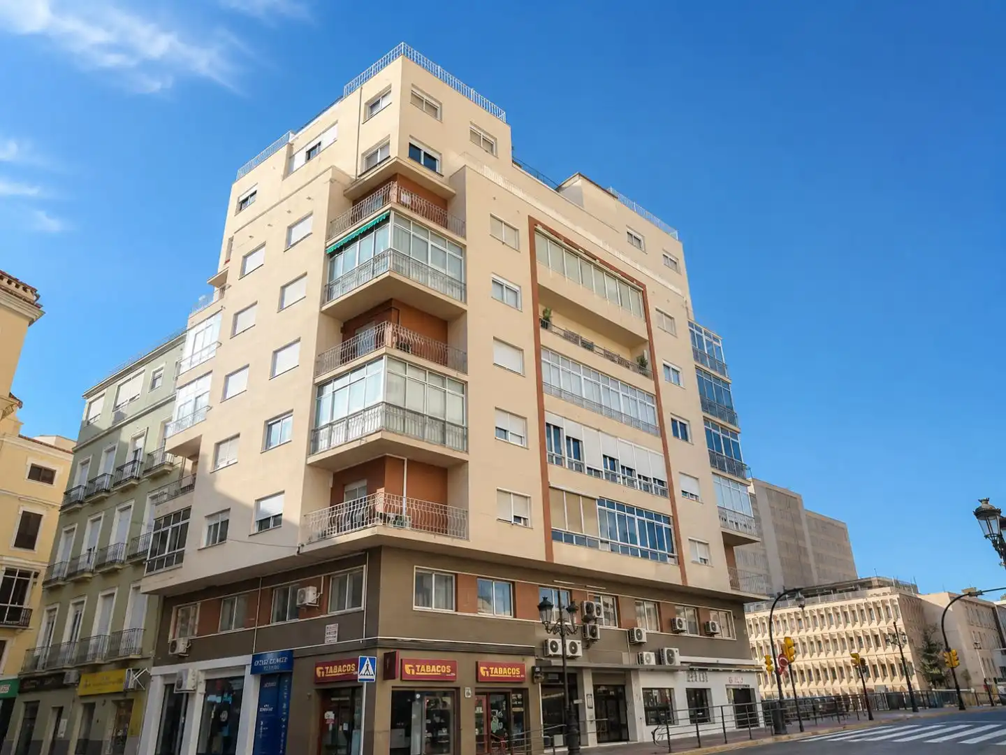 Vista exterior de Piso de alquiler en Málaga Capital con Aire acondicionado, Terraza y Balcón