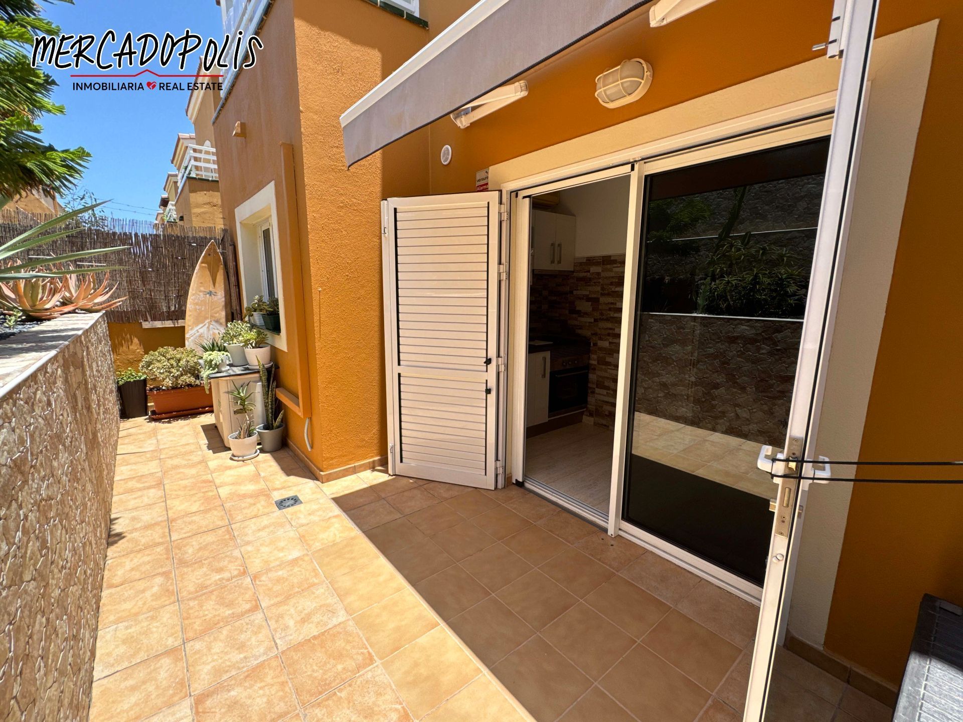 Balcony of Single-family semi-detached for sale in La Oliva  with Terrace, Furnished and Community pool