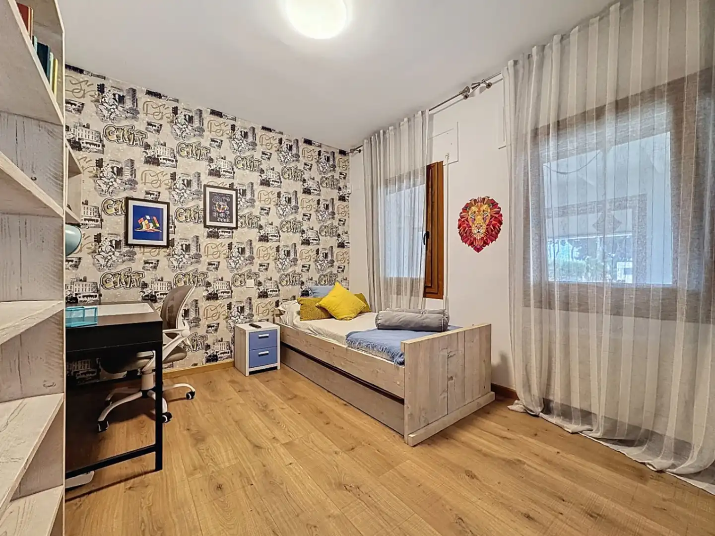Bedroom of Houses for sale in L'Alfàs del Pi  with Air Conditioner, Heating and Private garden