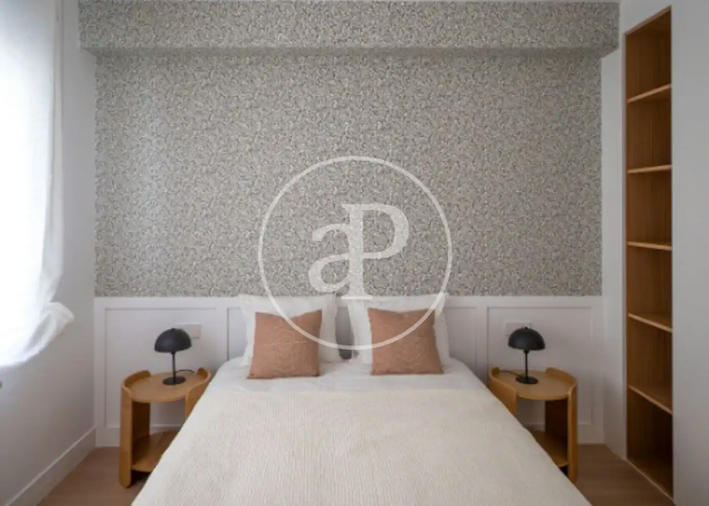 Bedroom of Flat for sale in Madrid  with Air Conditioner, Heating and Furnished