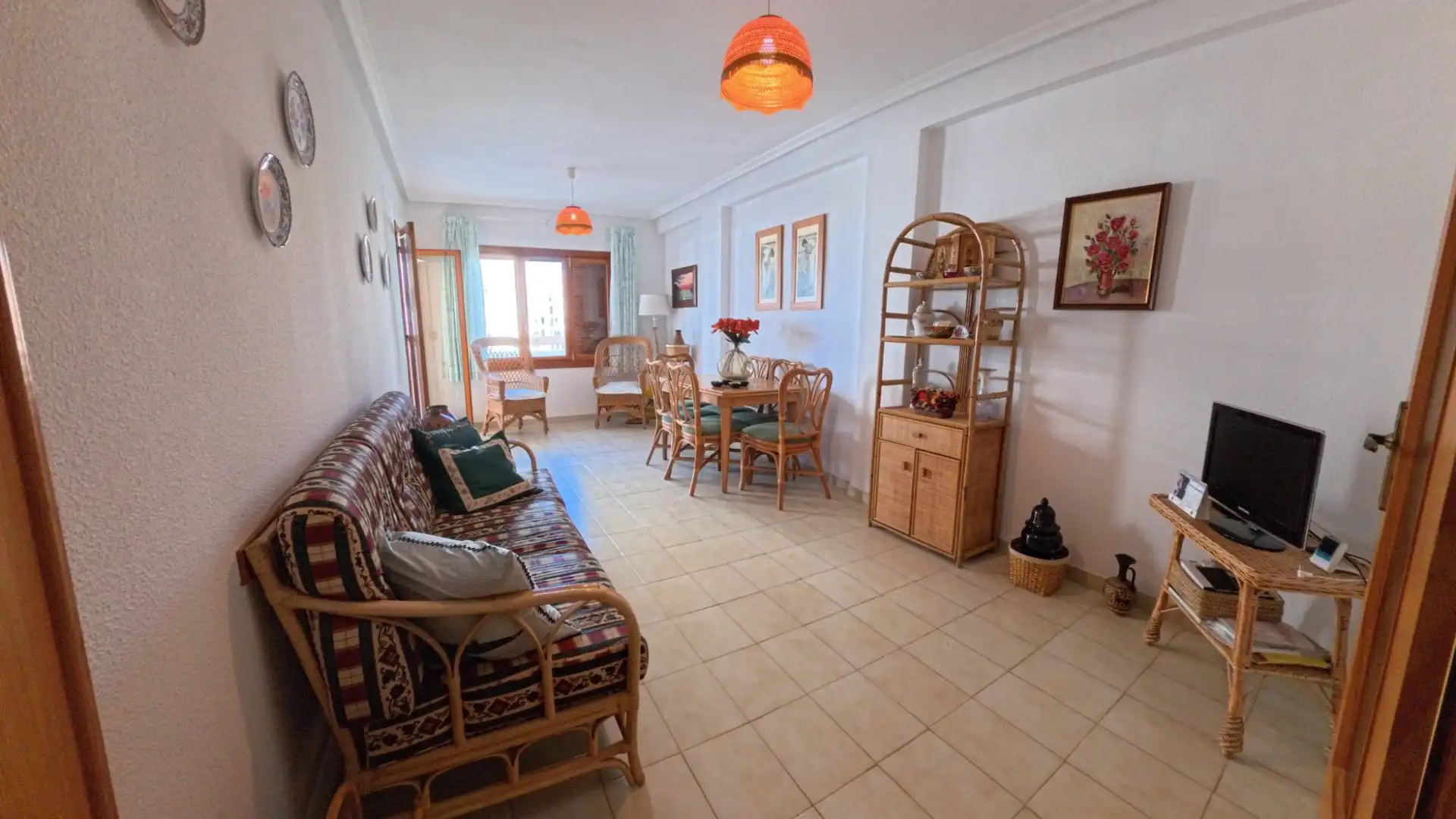 Sala de estar de Piso en venta en Elche / Elx con Calefacción, Terraza y Trastero