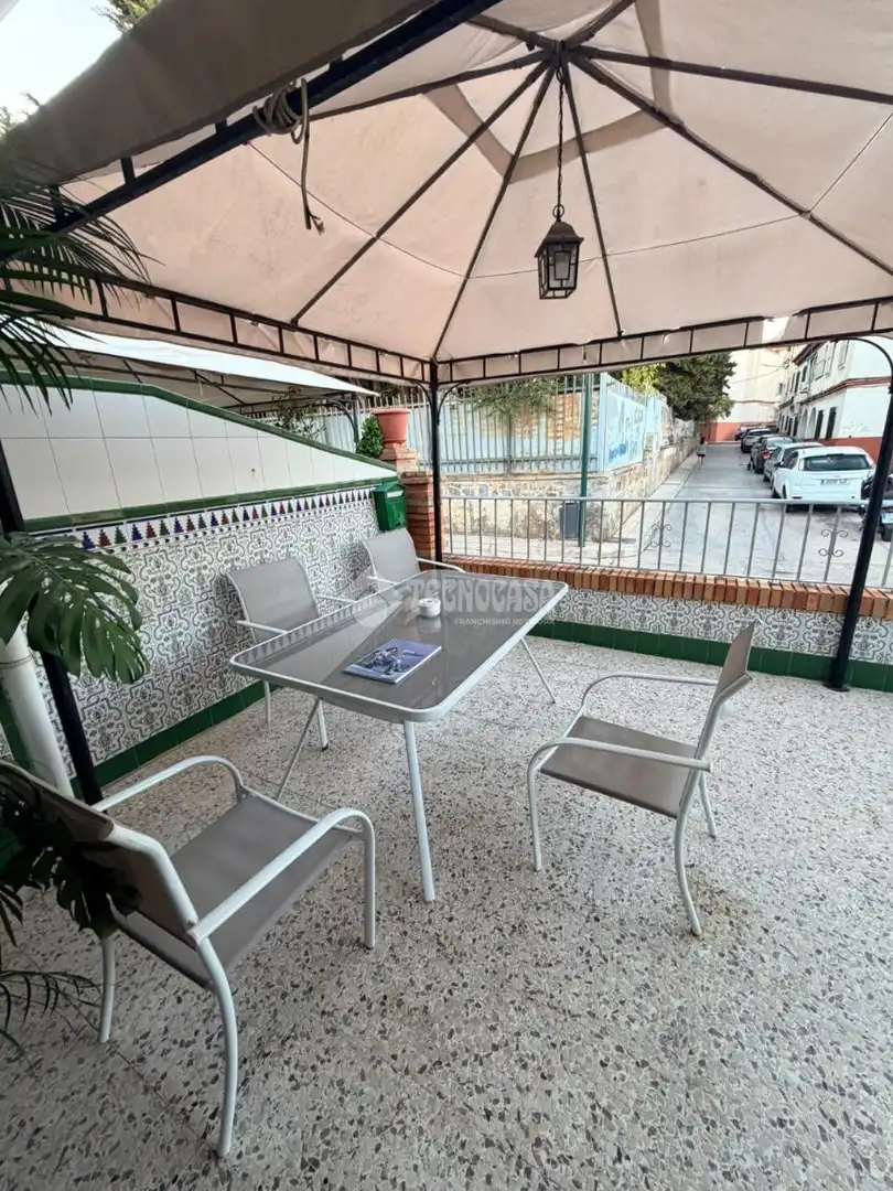 Terraza de Casa adosada en venta en Málaga