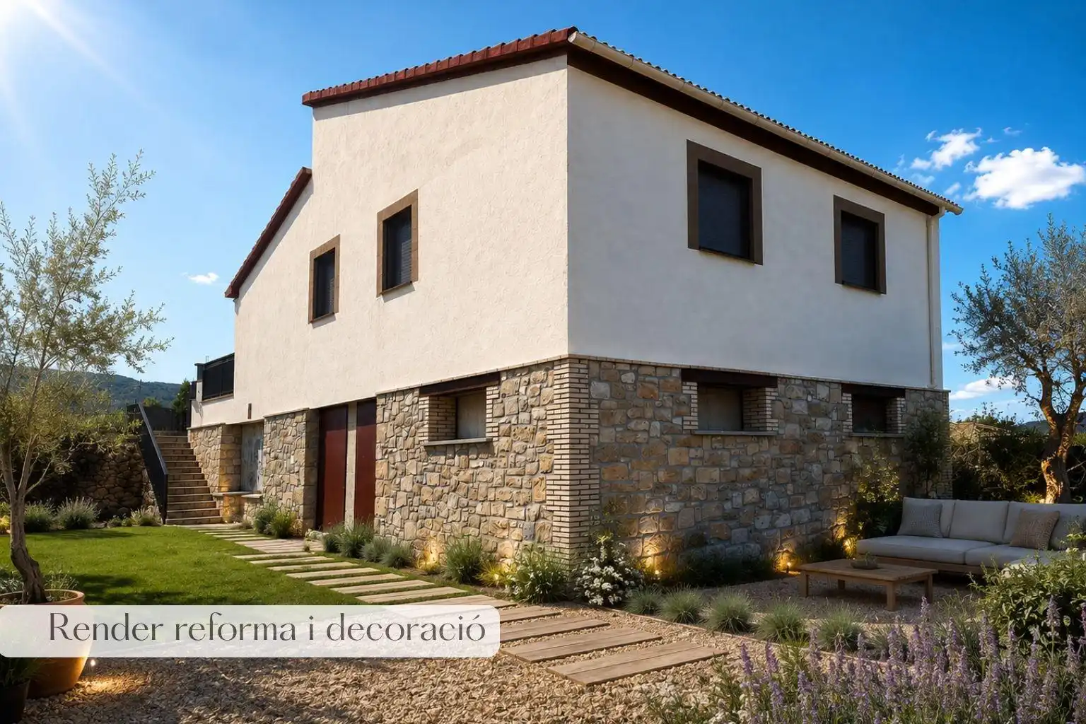 Vista exterior de Casa o chalet en venta en El Vilosell con Jardín privado y Terraza