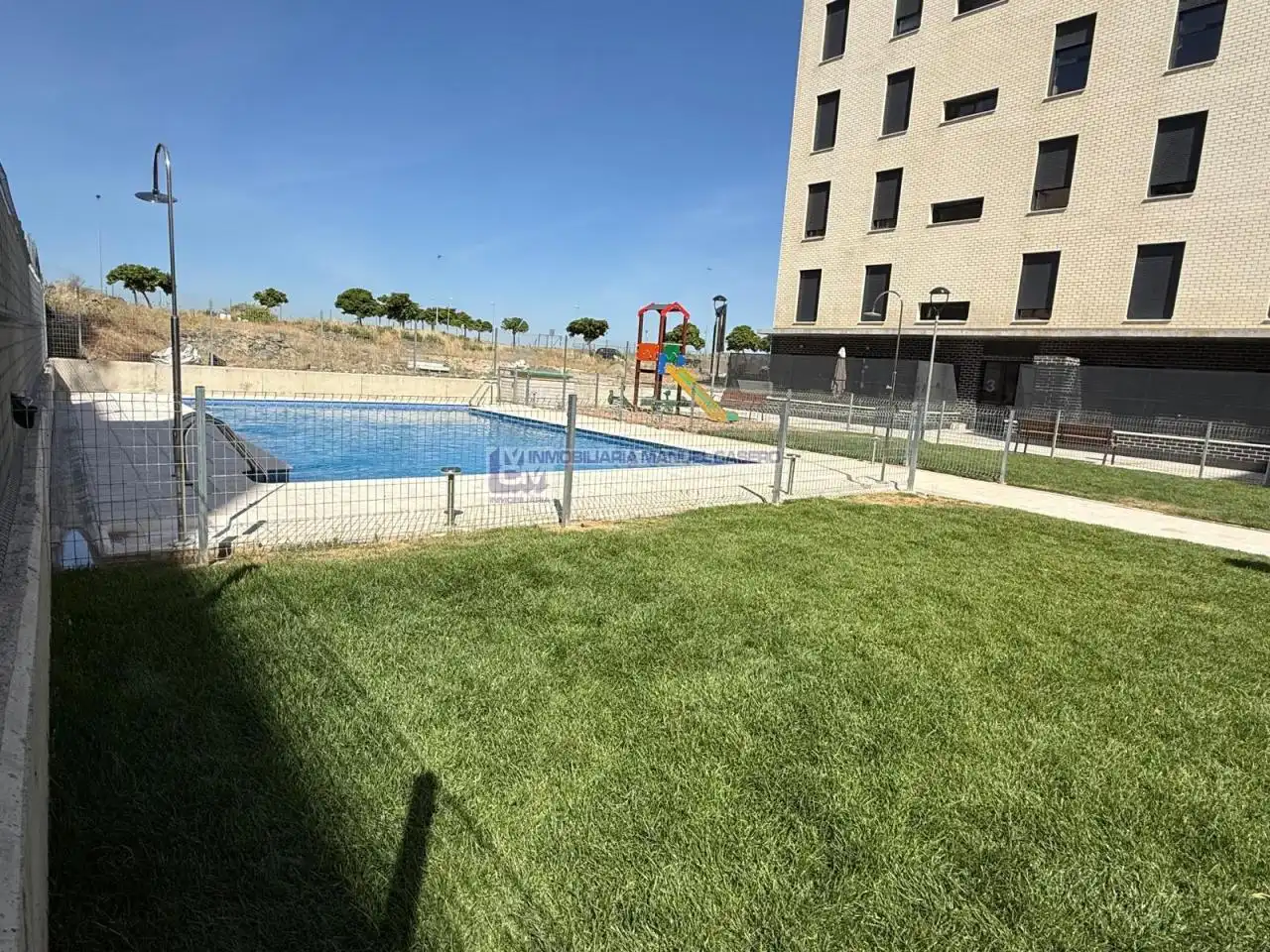 Swimming pool of Flat for rent in Cáceres  with Air Conditioner, Heating and Terrace