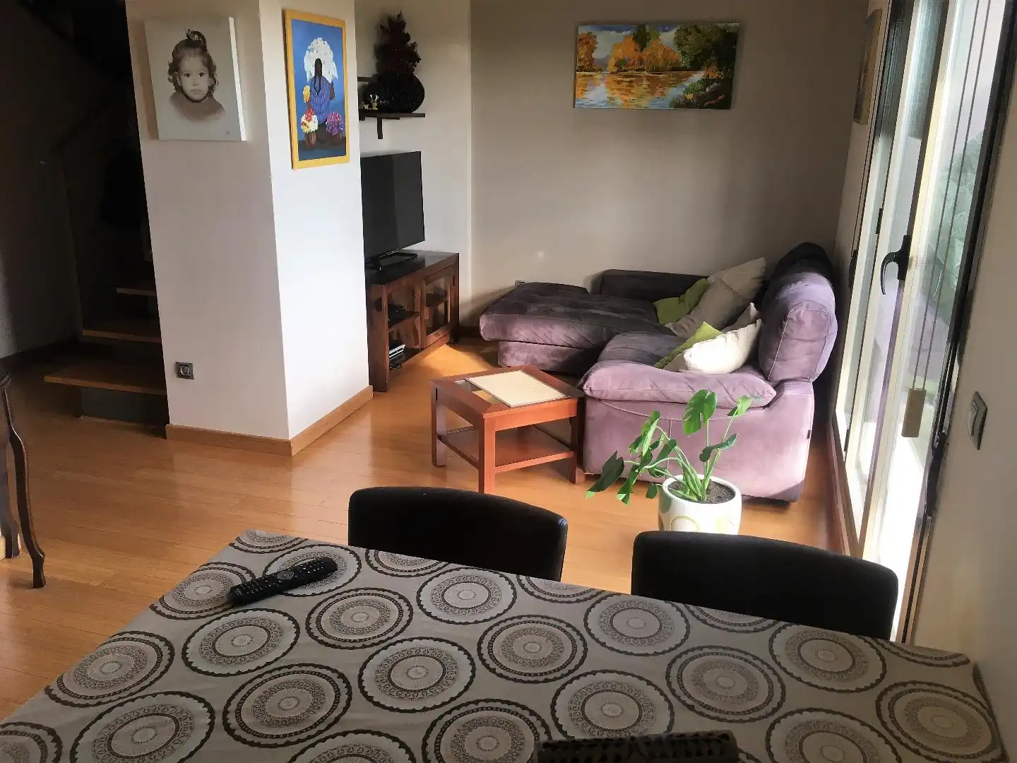 Sala de estar de Dúplex en venta en Albal con Terraza, Trastero y Piscina
