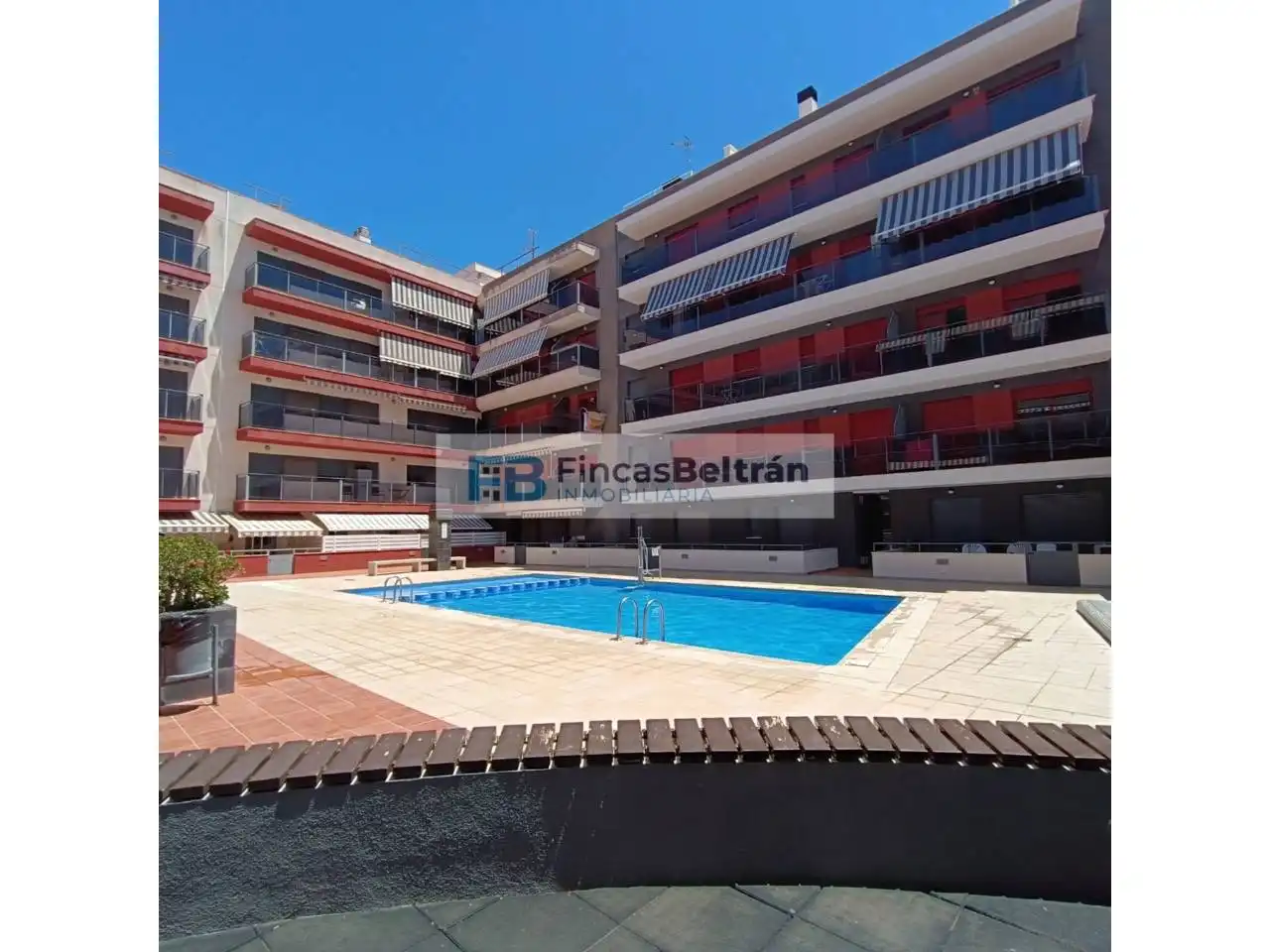 Swimming pool of Apartments for sale in Benicarló  with Air Conditioner, Parquet flooring and Storage room