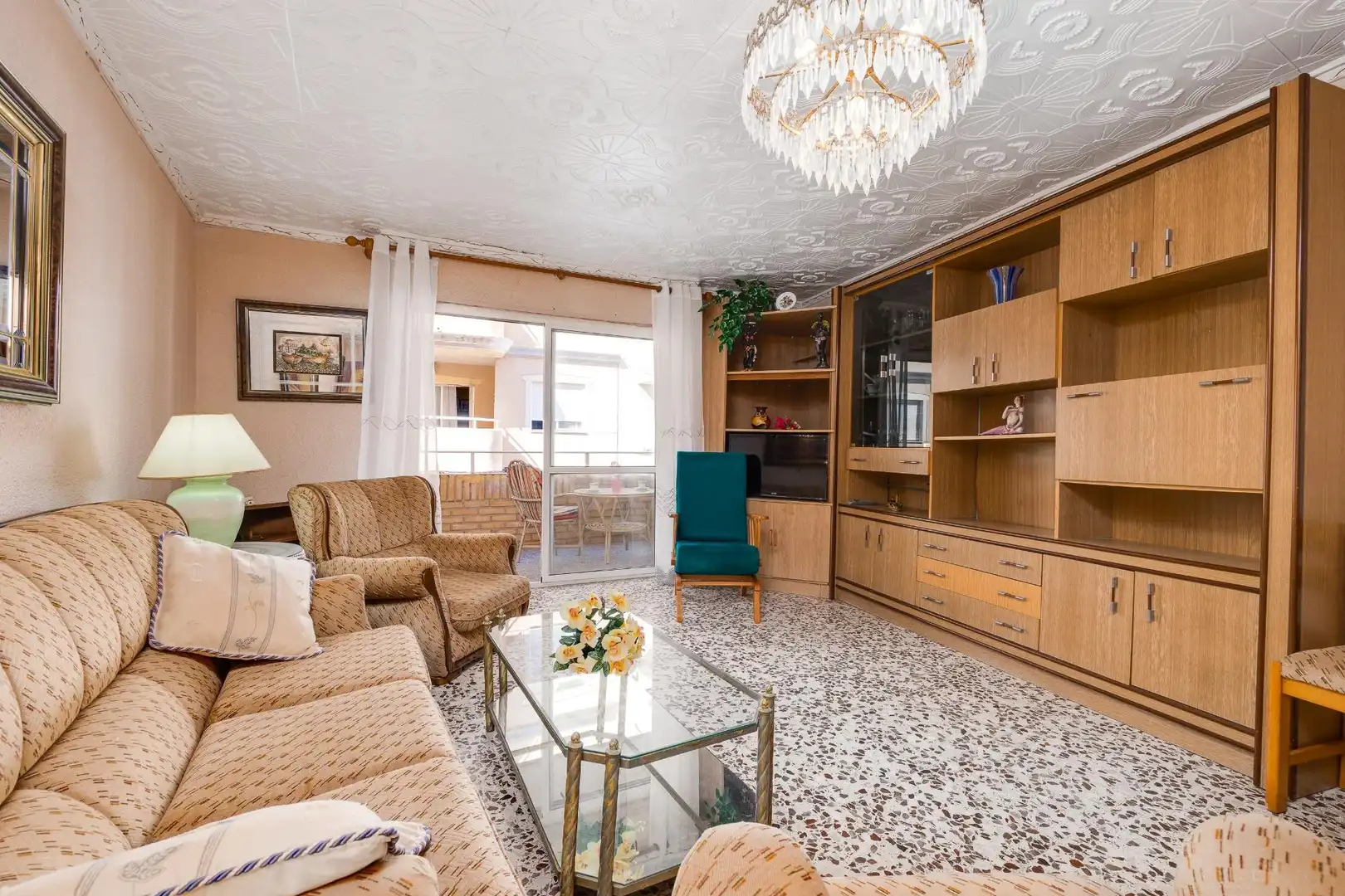 Wohnzimmer von Wohnungen zum Verkauf in Torrevieja mit Terrasse, Möbliert und Balkon