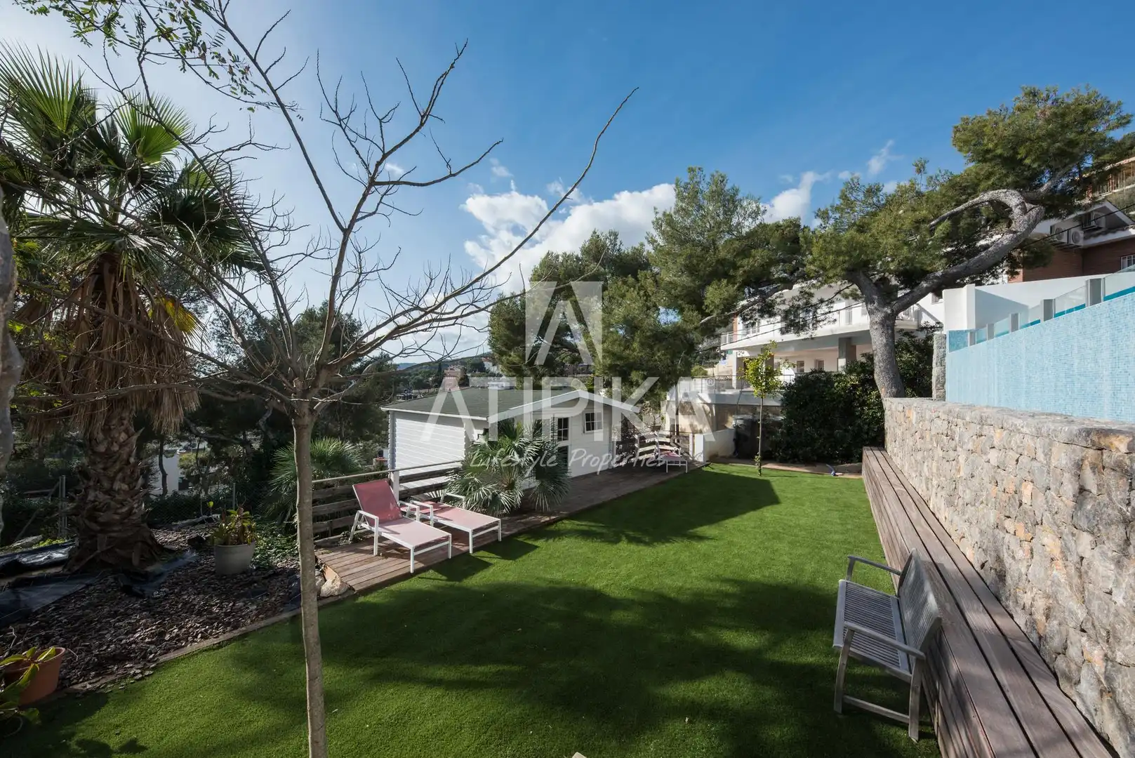 Jardí de Casa o xalet en venda en Castelldefels amb Aire condicionat, Calefacció i Terrassa