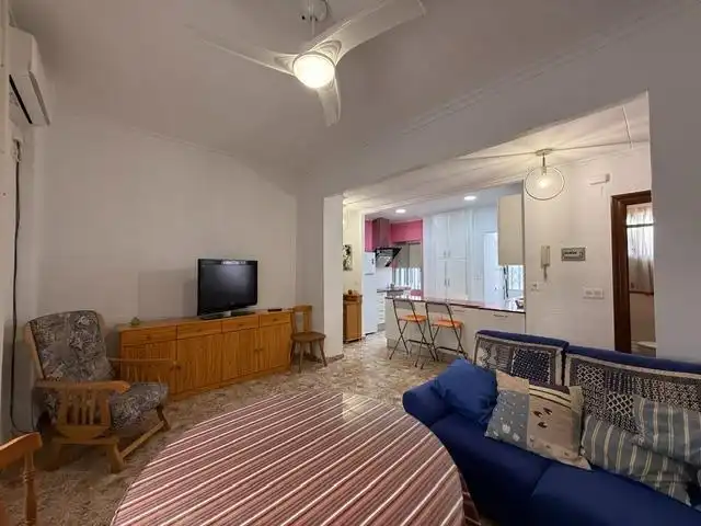 Sala de estar de Apartamento en venta en Murcia con Aire acondicionado, Calefacción y Jardín privado