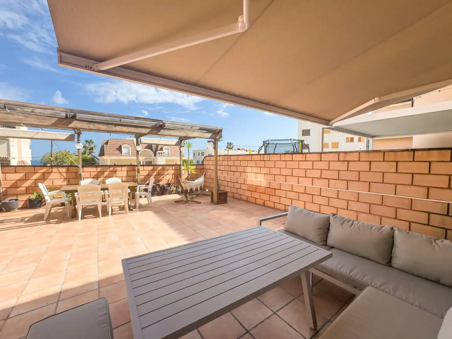 Terraza de Dúplex de alquiler en Santa Pola con Terraza, Trastero y Piscina