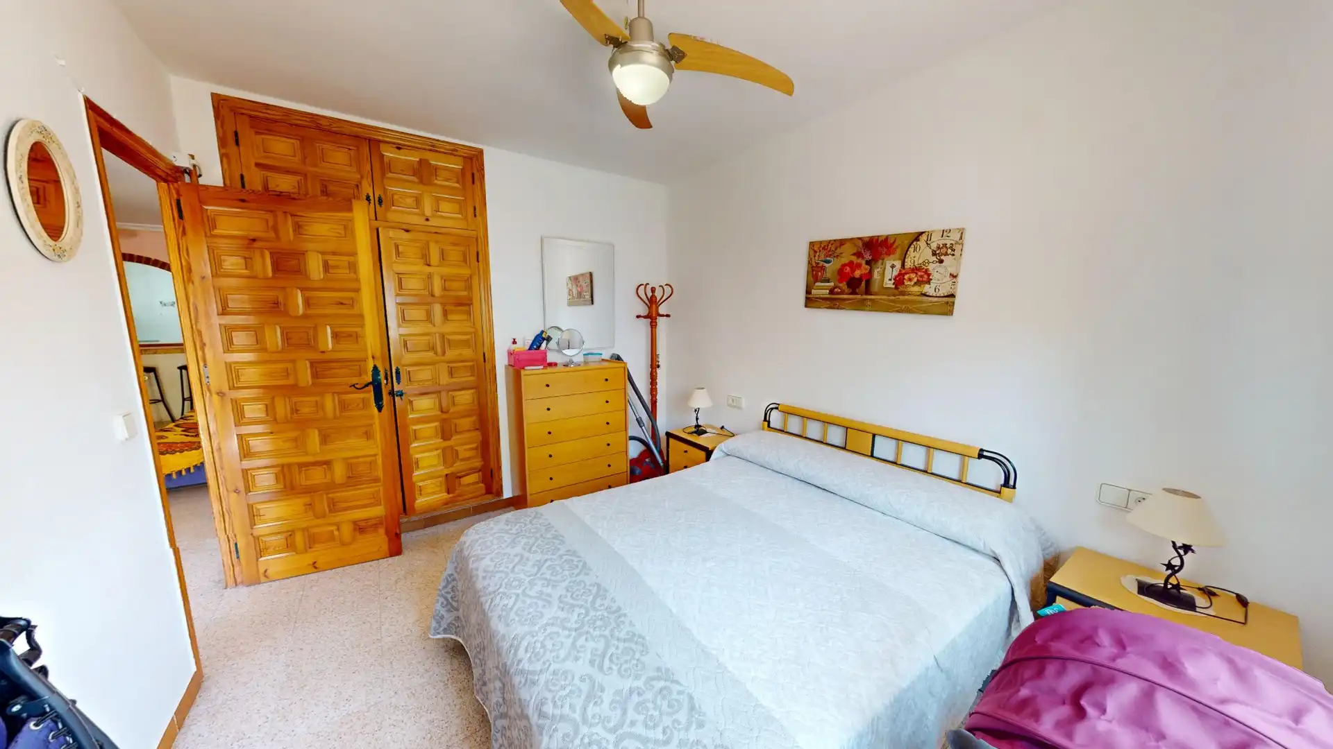 Schlafzimmer von Haus oder Chalet zum Verkauf in Los Alcázares mit Klimaanlage, Terrasse und Möbliert