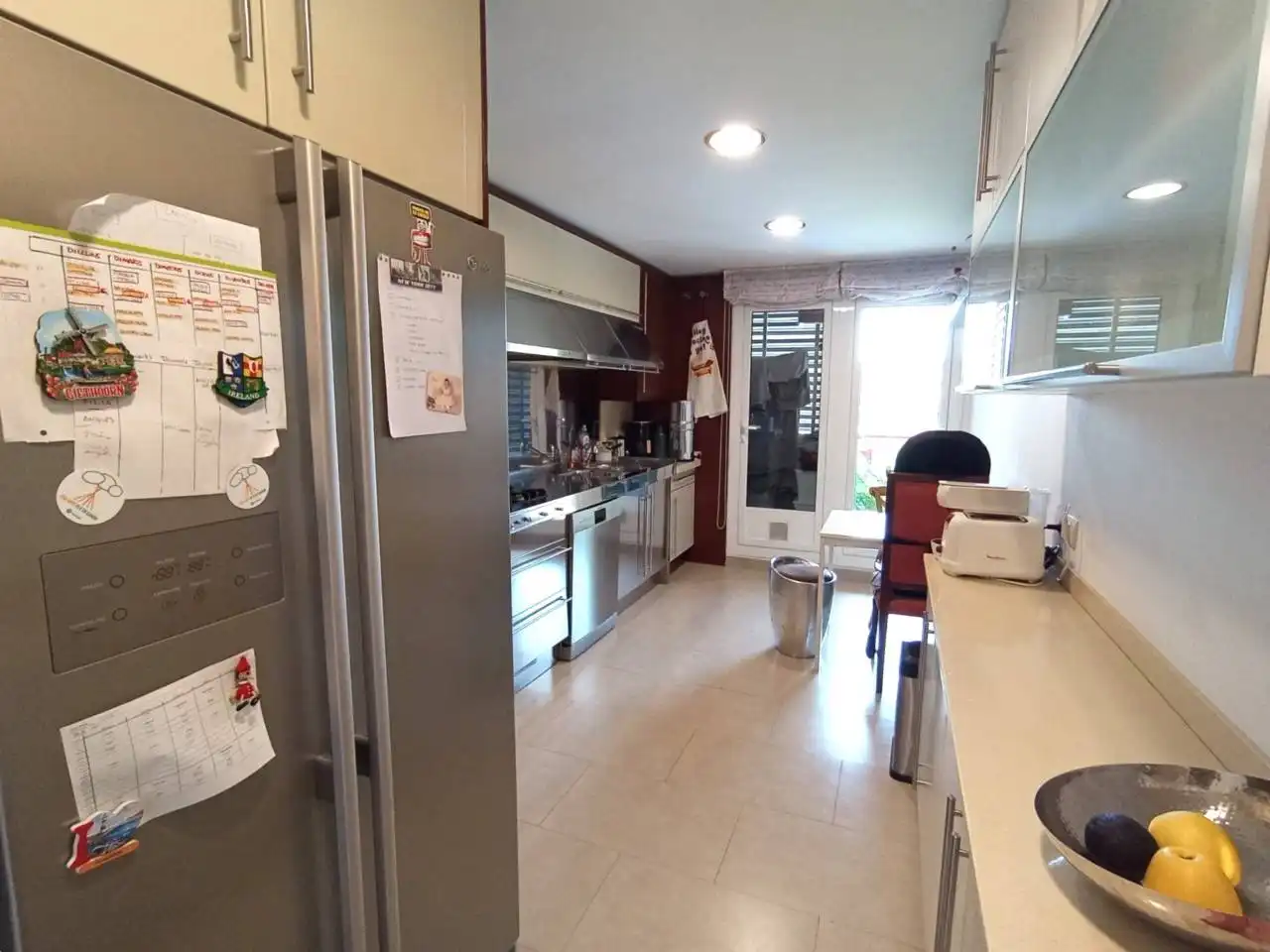 Küche von Wohnung zur Miete in Sant Cugat del Vallès mit Klimaanlage, Heizung und Parkett