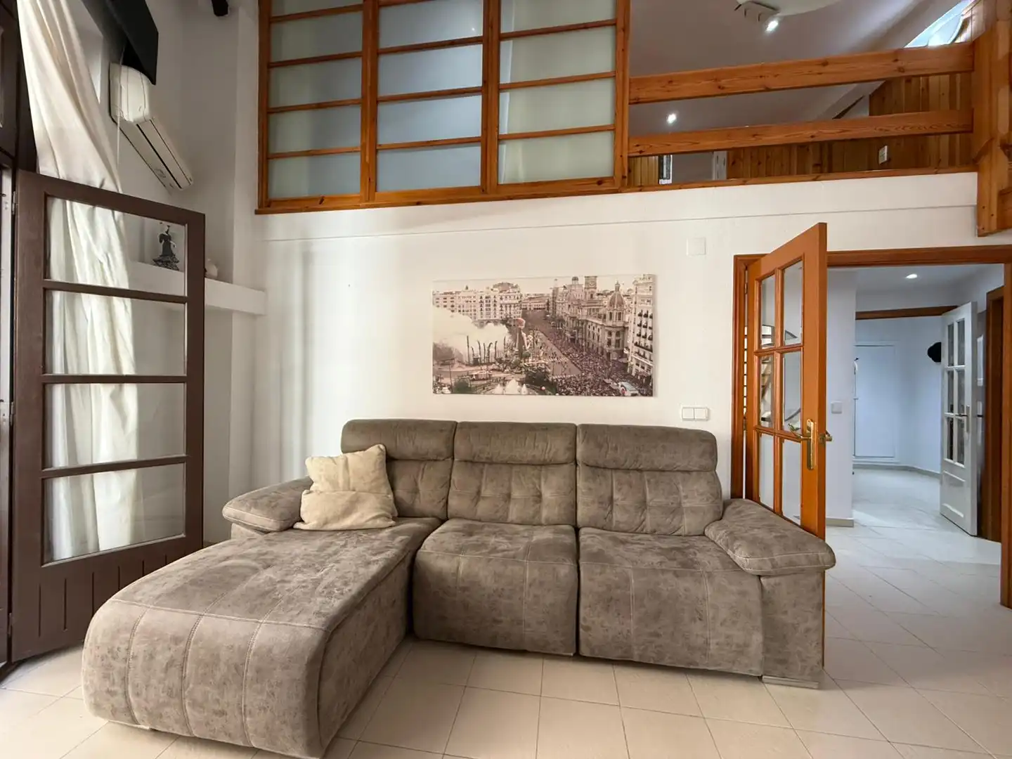 Sala de estar de Piso en venta en Valencia con Aire acondicionado, Terraza y Amueblado