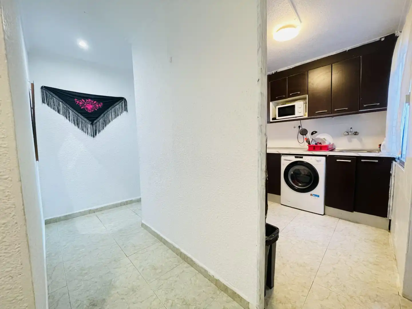 Kitchen of Flat for sale in Alagón  with Terrace, Storage room and Furnished