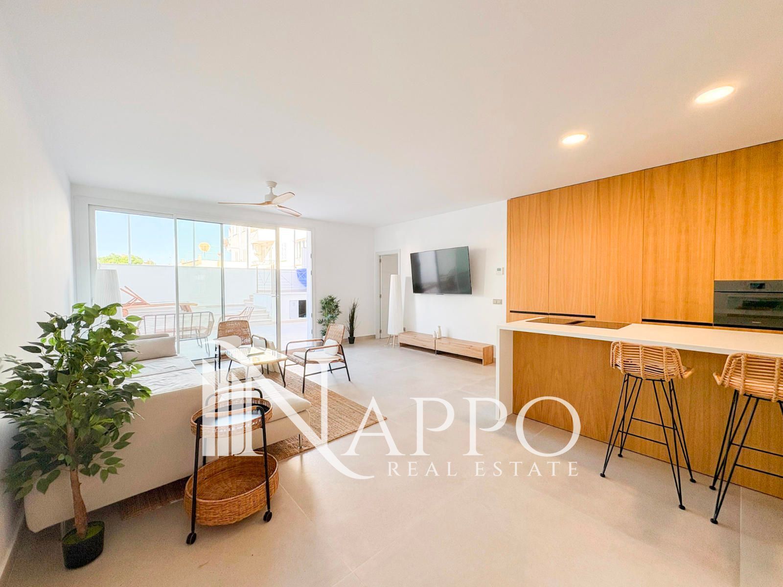 Exterior view of Flat for sale in Ses Salines  with Air Conditioner, Heating and Terrace