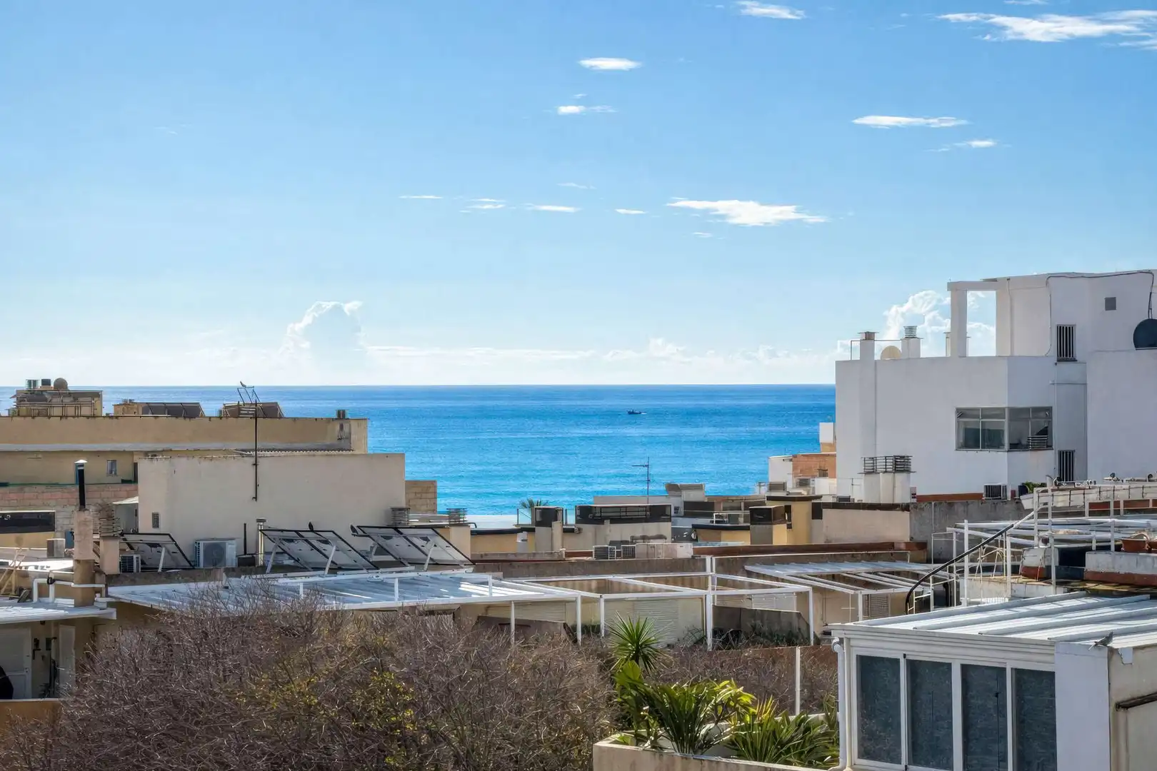 Vista exterior de Àtic en venda en  Palma de Mallorca amb Aire condicionat, Terrassa i Moblat