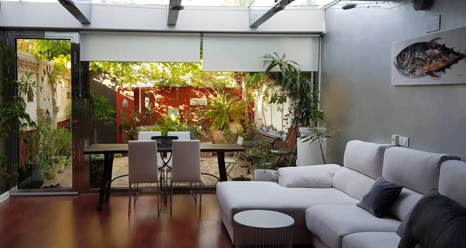 Terrace of Detached homes for rent in Sant Joan d'Alacant  with Air Conditioner, Heating and Private garden