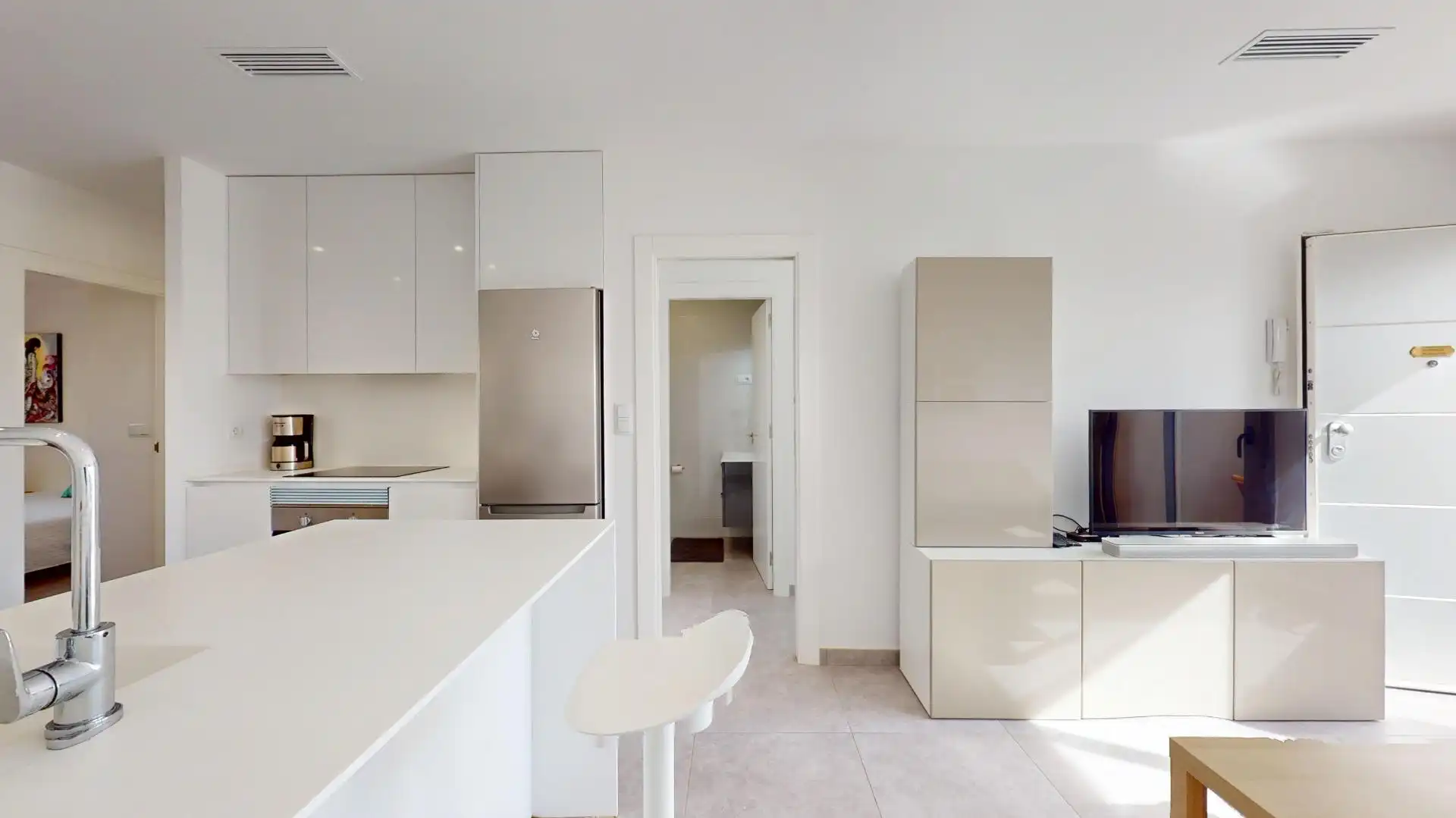 Cocina de Apartamento en venta en Pilar de la Horadada con Jardín privado, Terraza y Balcón