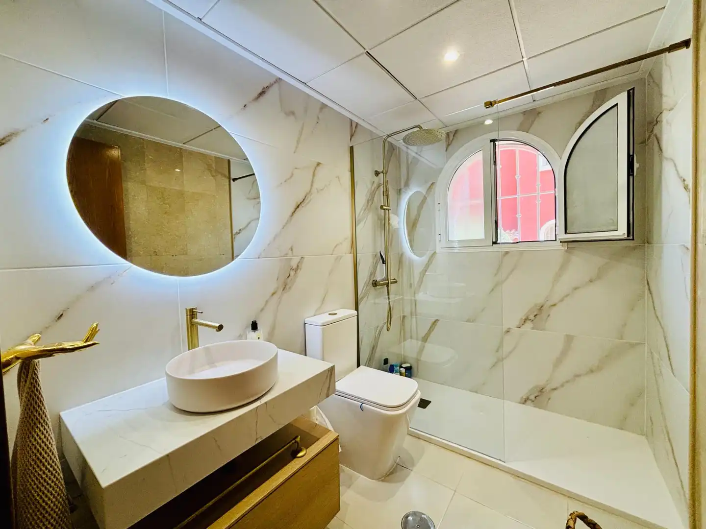 Bathroom of Ground floor for rent in Los Alcázares  with Air Conditioner, Terrace and Furnished