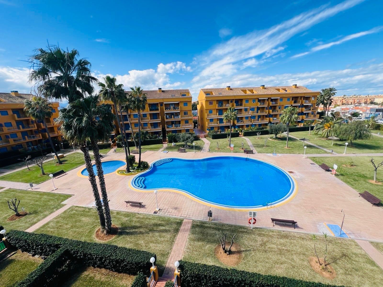 Swimming pool of Duplex for sale in Dénia  with Air Conditioner, Heating and Private garden